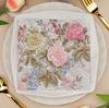 Directo de fábrica en stock servilletas de impresión a color flores y plantas pañuelo facial pañuelo de fiesta transfronterizo AliExpress venta caliente