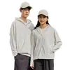 Ropa con Protección Solar Upf50+, Chaqueta de Verano Holgada al por Mayor de Hielo Transpirable Amigable con la Piel, Chaqueta Protectora Solar para Exteriores con Cobertura Facial para Hombres