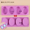 Estilo Fresco e Simples Folha de Tartaruga Oval Quadrado Grande Sabonete Artesanal Molde de Silicone Molde Antiaderente para Sabão Frio e Sabão com Óleo Essencial