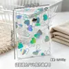 Portatarjetas transparente de PVC estilo Ins con cadena de cuentas metálicas, estrellas láser de colores, accesorios en forma de corazón, bolsa colgante pequeña, portatarjetas pequeño