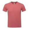 Traje Deportivo de Camiseta Nueva con Cuello Redondo para Hombres y Mujeres 2026, Seda de Hielo de Secado Rápido, Estilo Delgado de Verano, Se Puede Agregar Impresión de Logo
