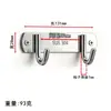 Herrajes para Muebles Gancho de Acero Inoxidable 304 Barra de Ganchos Gancho para Ropa de Baño Estante para Artículos de Cocina Adhesivo Sin Taladro