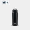 Tyeso Vaso Termo de Acero Inoxidable para Exterior para Niñas Fitness y Deportes Botella Vaso para Beber Agua
