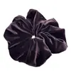 Goma para el pelo de terciopelo retro simple estilo coreano Elegante Versátil Cuerda para el pelo de coleta Moda Flor para el pelo de alta gama