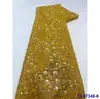 Vestido Europeo y Americano Bordado Lentejuelas Malla Tela Pesada con Perlas Encaje de Lentejuelas Nupcial