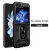 Para Samsung Z Flip6 Teléfono Plegable Funda z flip5/4/3 Anti-caída Cubierta Protectora