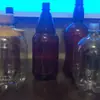 Botella de Cerveza de Plástico Lista para Usar para Mascotas 500Ml Botella de Llenado Desechable Botella de Plástico para Bebidas Lata de Cerveza Marrón