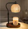 Lámpara para derretir cera con tubo curvo de altura ajustable y base de madera maciza, lámpara de mesa decorativa sin llama para fragancia, directo de fábrica, lámpara de vela de aromaterapia