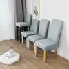 Cubierta de Silla Elástica de Leche Cepillada al por Mayor Spot Transfronterizo, Cubierta Grande para Silla de Comedor de Respaldo Alto, Cubierta de Silla para Banquetes Estilo Europeo