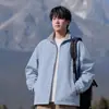 Colección nueva de primavera y otoño transfronteriza: chaqueta de diseño patchwork, prenda exterior casual de corte holgado para hombre, chaqueta moderna y cómoda
