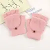 Guantes de Felpa Cálidos y Lindos de Invierno para Mujer para Prevenir el Frío y Engrosados Estilo Coreano Guantes Tejidos para Ciclismo con Pantalla Táctil