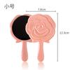 Espejo de rosa estilo coreano espejo de maquillaje ins espejo lindo corazón de niña espejo portátil espejo de tocador de dormitorio