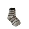 Calcetines Rayados de Color Contrastante para Mujer Calcetines de Media Pantorrilla Otoño e Invierno Calcetines de Lana Marrones Espesos Estilo Japonés Calcetines Largos Venta al por Mayor