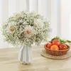 300 flores artificiales para exteriores, flores falsas de hierba berenjena anti-oxidación de alta calidad con un tacto realista, adecuadas para la decoración del hogar y la oficina, la disposición del jardín y el patio, así como la decoración de bodas y fiestas de cumpleaños