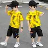 Roupa Infantil da Moda Verão Nova Camiseta de Manga Curta para Meninos 2026 Top 100% Algodão para Crianças Maiores e Bebês