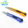 Acabado de alta calidad pequeño metal corte manual manualidades corte de papel cuchillo para cortar papel tapiz plegable cuchillo de arte retráctil