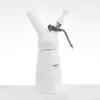 Batidor de Crema de Acero Inoxidable de 500ml Espumador de Leche Café Cold Brew Té con Leche Pistola Decoradora Espumador de Leche Comercial de Aluminio de 1L