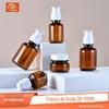 Frasco de Loção Personalizado 100ml 150ml Salão de Beleza Cuidados com a Pele Frasco Dosador 50ml Frasco Dosador Marrom para Essência Óleo Essencial