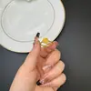 Nuevo Anillo de Oro Arena Vietnamita Estilo Étnico Simple Anillo de Flor de Rosa Versátil para Mujer Joyería Transfronteriza