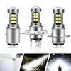 Suministro exclusivo transfronterizo de faros LED para motocicleta H4 H6 BA20D P15D de tres patas y dos patas de amplio voltaje 12-80v