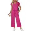 Conjunto casual de dos piezas para mujer Amazon 2026 para vacaciones de primavera, viajes a la playa, moda casual para cruceros