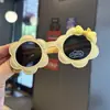 Óculos de Sol Polarizados Infantis Music Flower Girassol Laço Óculos de Sol Princesa Silicone Desenho Animado Óculos Fofos Fofo