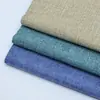 Suministro Directo de Fábrica Tela Lisa de Imitación Lino Cuatro Estaciones Bolsas Sencillas Tela para Sofá Textiles para el Hogar Tela para Decoración del Hogar