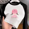 Camiseta de Manga Larga Patchwork para Niña, Capa Base de Forro Polar Otoño Invierno, Nueva, Elegante, Ropa Interior para Bebé, Cuello Redondo, Top Versátil, de Moda