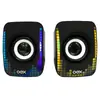 Caixa de Som OEX SK202 5W com Iluminação Arco-Íris e Efeito de Transição de Cores