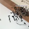 Decorações de Nail Art com Zircônia Preta em Formato de Cisne, Gota d'Água, Marquise, Ponta Inferior Afiada, Irregular, Mini, Fundo Plano Chanfrado