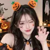 Diadema creativa y peculiar de Halloween con cuernos negros, perfecta para cosplay festivo, sesiones de fotos y actuaciones.
