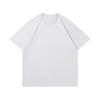 280 Camiseta sin mangas holgada de hombros caídos Solo, fresca y suave, de manga corta para hombre y mujer, color liso, tendencia callejera, versátil