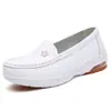 Stock Listo Zapatos de Enfermera con Amortiguación de Aire, Zapatos de Trabajo Hospitalarios Transpirables de Suela Suave, Zapatos Blancos para Mujer, Nuevos Zapatos Gruesos Duraderos para Mujer al por Mayor