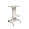 Carro de herramientas médico de ABS simple para clínica de belleza Dental Oral con bandeja, carro móvil, estante para trabajadores
