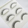 Empuje caliente transfronterizo natural largo multicapa tridimensional pestañas postizas tres pares pestañas 3D naturales cruzadas suministro de comercio exterior