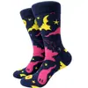 Nuevos Productos de Halloween Otoño e Invierno: Calcetines de Murciélago para Hombres y Mujeres, Calcetines de Media Caña de Fantasma, Calcetines Tendencia de Esqueleto, Diseños Originales de Calabaza y Araña