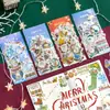 Pacote de Adesivos para Diário de Papel Japonês Série Feliz Natal Diário Criativo Álbum de Fotos Diário Adesivos Decorativos DIY 4 Tipos