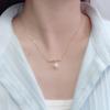 Collar de Madera con Perlas de Arroz, Zirconia y Colgante de Perla Shijia, de una Palabra, Equilibrio, para Primavera y Verano, Nuevo Explosivo de Lujo Ligero