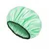 Gorro de ducha impermeable para mujer, elegante y atractivo, adecuado para usar en la ducha y la cocina, a prueba de aceite, de doble capa, engrosado, para uso doméstico