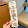 Pinza para el pelo infantil de dopamina, pinza para el pelo de lazo lindo, pinza de tela para bebé, pinza lateral de flor de dibujos animados