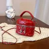 2026 Bolso de hombro con cadena de patrón de diamantes estilo coreano de principios de otoño, bolso cruzado y bolso de mano, de moda, nuevo