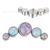 Joias para Piercing Liga de Titânio Studs Cocleares, Studs Labiais com Rosca Interna, Studs para Cartilagem Auricular Corporal, Venda Direta do Fabricante, Brincos com Incrustações de Zircônia e Diamante