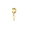 Pendientes de clip para oreja de moda coreana transfronterizos, pendientes colgantes de acero de titanio y acero inoxidable, fabricantes de joyería de acero inoxidable en venta