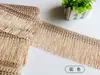 Acessórios Criativos de Renda Azul para Decoração de Cortinas, Um Rolo, 11,6m com Franjas, Barra Decorativa