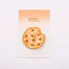 Galleta de Pan Deliciosa Notas Adhesivas Bloc de Notas Lindo Pegatinas de Etiqueta Adhesivas para Estudiantes Decoración de Recordatorio