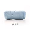 Ruyiniao Hilo de 2 mm Hebra Redonda Hilo de Algodón Hueco Tejido a Mano DIY Material para Bolsas Hilo Grosor Medio Bola de Lana Crochet