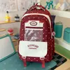 Mochila para niñas, moderna, adecuada para estudiantes de primaria, secundaria y preparatoria, gran capacidad, versátil, simple, mochila ligera