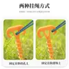 Clavo para Tienda de Campaña y Montañismo al Aire Libre Clavo de Plástico para Toldos a Prueba de Viento Clavo de Rosca para Suelo de Camping Clavo de Ángulo de Oveja 28cm