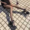 Medias de Red con Lazo Medias de Verano y Otoño Medias de Red para Mujer Pantimedias Finas Anti-Desgarro Pantimedias Básicas Ins