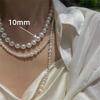 [Dama] Collar de cadena de suéter largo de alta calidad con temperamento de nicho de lujo ligero apilado de perla Shijia para mujer